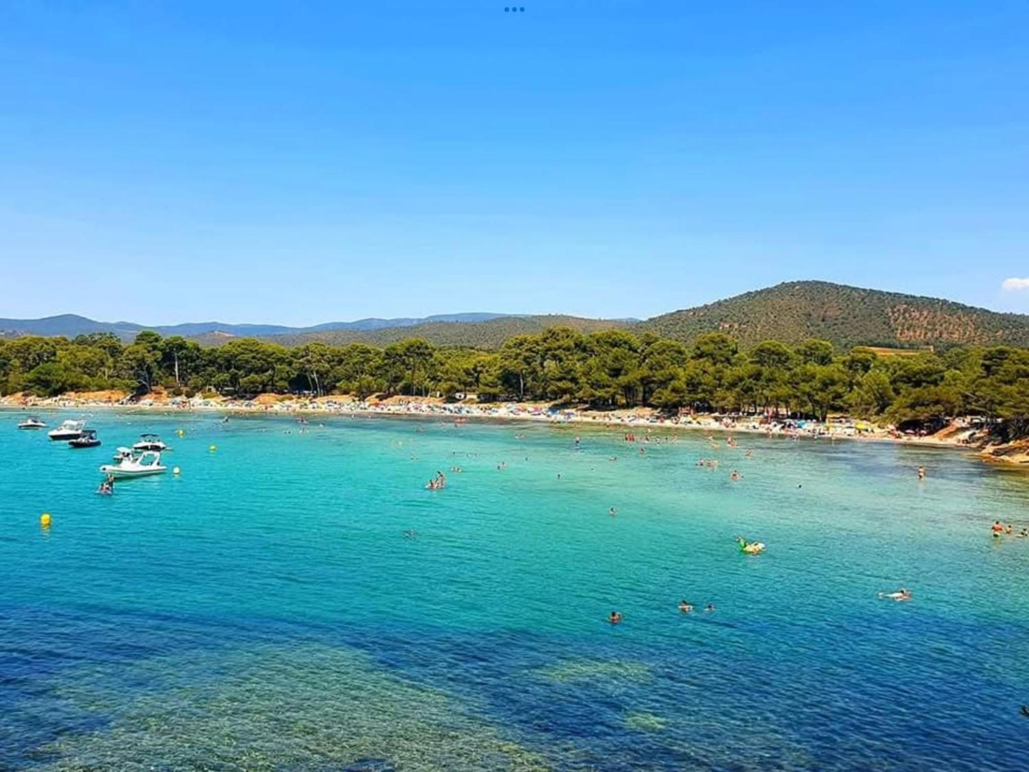 Appartement Pieds Dans L'Eau Vue Mer Bormes Les Mimosas エクステリア 写真